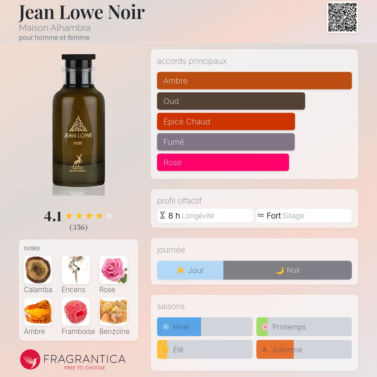 Jean Lowe Noir - Maison Alhambra